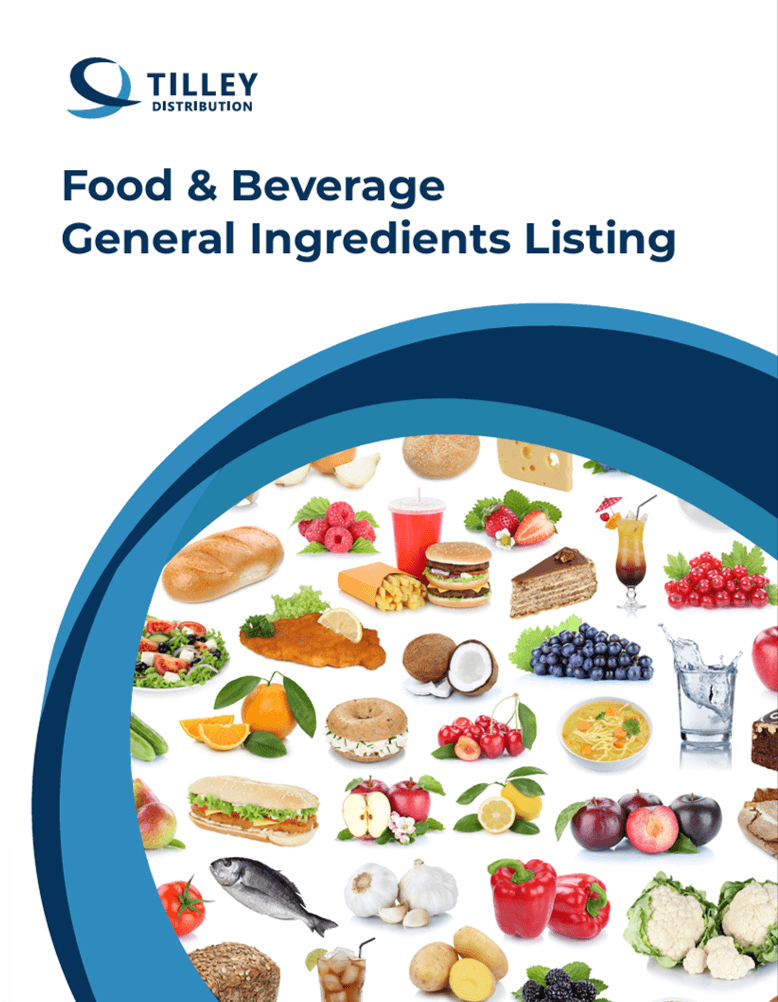 Food  Beverage  Brochure Cover
