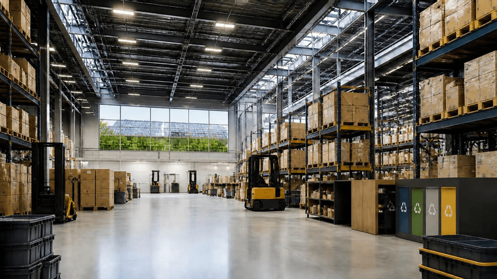 Sustainable Warehouse Interior For New Website