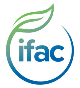 Green and blue IFAC logo on a white background.