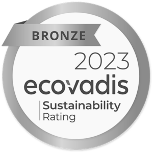 Ecovadis Sustainability Rating Logo - Bronze 2023