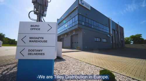 Tilley Distribution's Poland warehouse and logistics center.